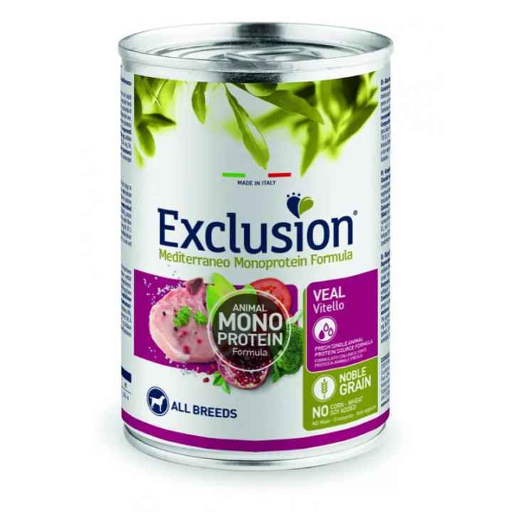Exclusion Adult Veal 400 г - Консерви для дорослих собак всіх порід з Телятиною