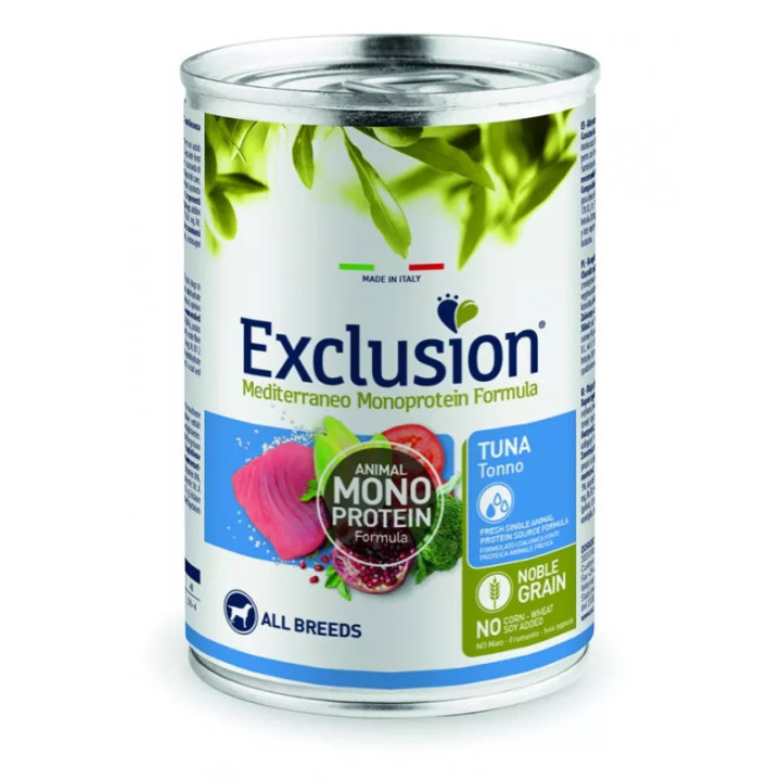 Exclusion Adult Tuna 400 г - Консервований корм для дорослих собак всіх порід з Тунцем
