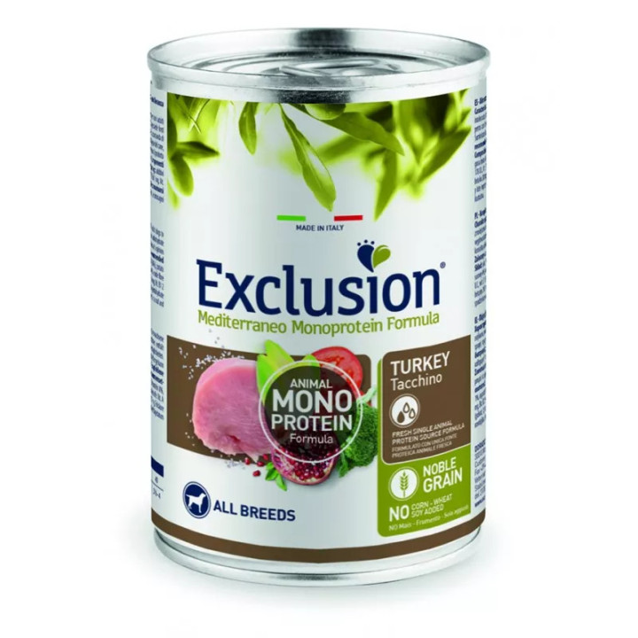 Exclusion Adult Turkey 400 г - Консерви для дорослих собак всіх порід з Індичкою