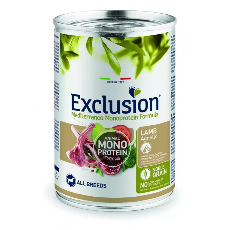 Exclusion Adult Lamb 400 г - Консерви для дорослих собак всіх порід з Ягням