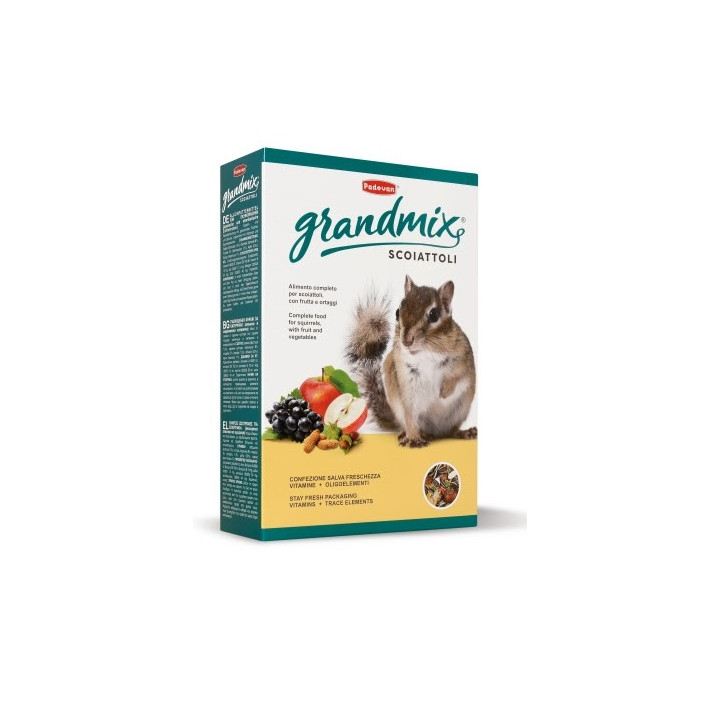 Padovan GrandMix scoiattoli 750 г - Корм для білок та бурундуків