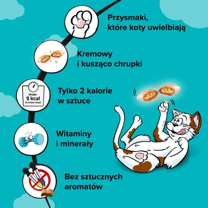 DREAMIES зі смачненьким сиром | Ласощі для котів | Доставка по Україні