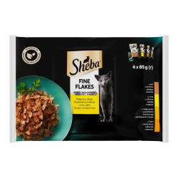 Sheba птиця асорті в желе Мультипак 4х85 г - Корм для кішок