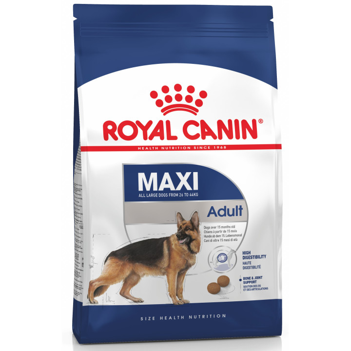 Купуйте Сухий Корм Royal Canin Maxi Adult 15 кг для Великих Порід – Оптимальне Харчування