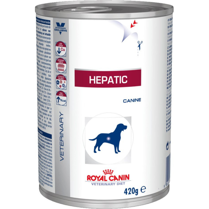Hepatic Dog Cans Консервований Корм Для Собак При Захворюваннях Печінки 0.42 кг