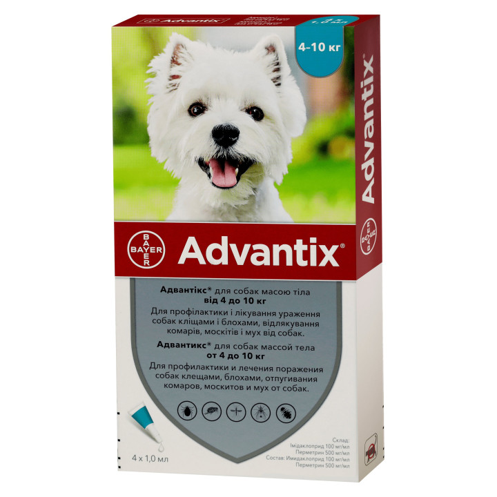 Advantix 4-10 кг (1 Піпетка)