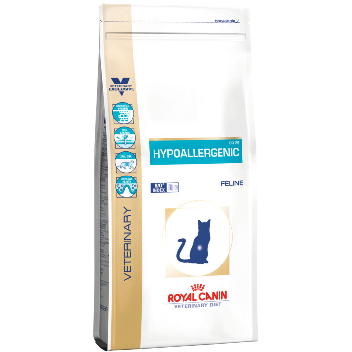 Royal Canin Hypoallergenic - гіпоалергенний корм для котів з гідролізованими білками 0.4 кг