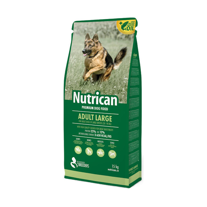 Nutrican Adult Large - Корм Для Дорослих Собак Великих Порід 15 кг