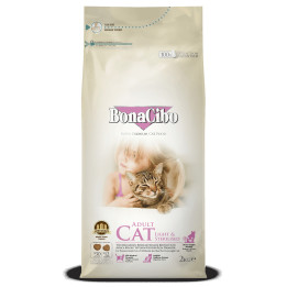 Купити корм BONACIBO ADULT CAT LIGHT & STERILISED з доставкою по Україні 2 кг
