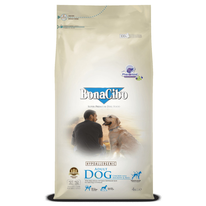 Adult Dog Chicken And Rice With Anchovy 4 кг