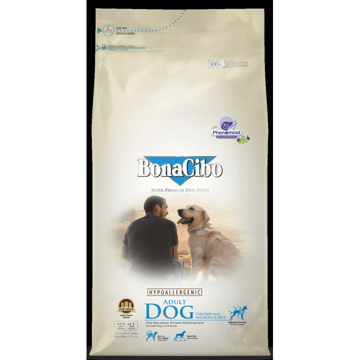 Adult Dog Chicken And Rice With Anchovy 15 кг