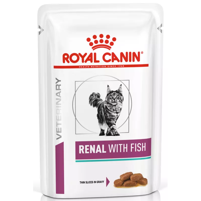 Royal Canin Renal з рибою для котів — купуйте для здоров’я нирок кота онлайн