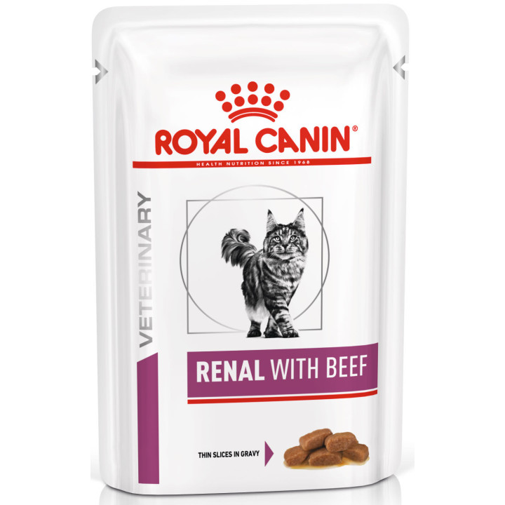 Купити Royal Canin Renal з яловичиною для котів | Підтримка нирок в один клік