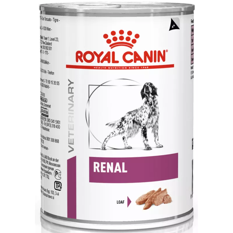 Royal Canine RENAL Cans - вологий дієтичний корм для собак з проблемами нирок