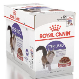 Купити вологий корм 12 шт Royal Canin Sterilised Gravy для стерилізованих котів