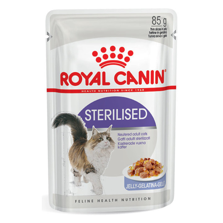 Royal Canin Sterilised Jelly 0.085 кг | Вологий корм в желе для стерилізованих котів