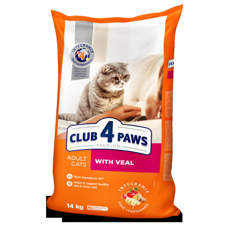 Клуб 4 Лапи Преміум - Телятина для котів 715 г (Власне Фасування)