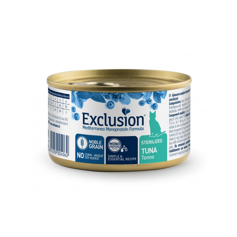 Exclusion Sterilized Tuna Корм Для Стерилізованих Котів З Тунцем 85 Г