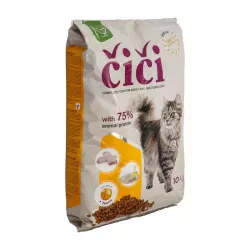 CіCі корм для дорослих і кастрованих котів з куркою 10 кг