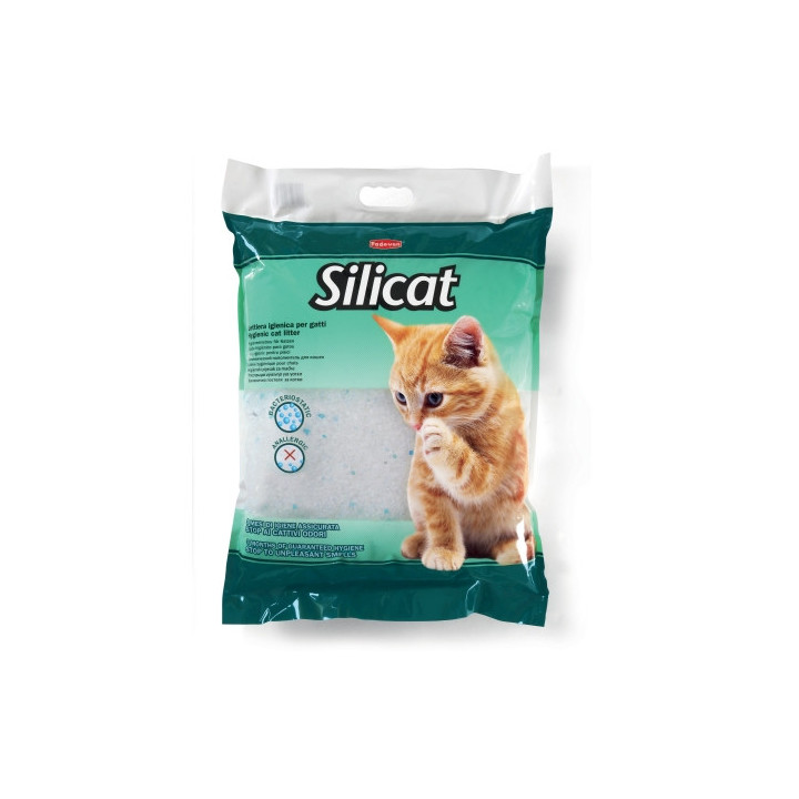 Silicat  – Гігієнічний Наповнювач Для Котячих Туалетів На Основі Силікагелю 16 Л