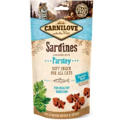 Ласощі Sardines With Parsley З Сардиною Та Петрушкою Для Здорового Травлення Кішок 50 Г