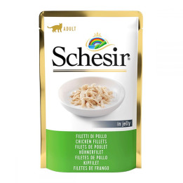 Chicken Fillet Вологий Корм Для Котів Шезір Филе Курки В Желе Пауч 85 Г