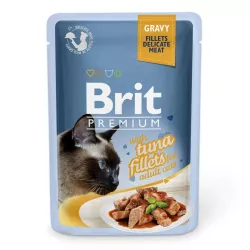Корм Brit Premium Консервований Для Котів Бріт Преміум З Філе Тунця В Соусі 85г Арт.111252/518548