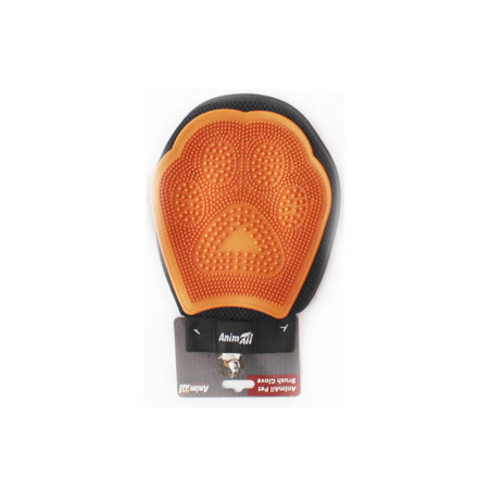 Рукавичка Для Вичісування Шерсті Groom Для Тварин, Помаранчева