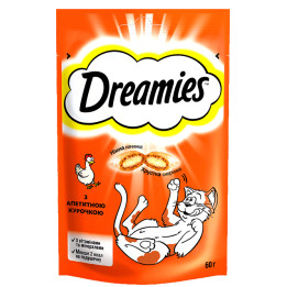 DREAMIES з апетитною курочкою | Ласощі для котів | Доставка по Україні
