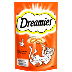 DREAMIES з апетитною курочкою | Ласощі для котів | Доставка по Україні
