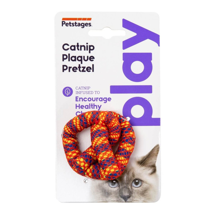 Petstages Catnip Plaque Away Pretzel - Іграшка для котів