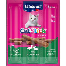 Палички М'ясні Vitakraft Для Котів Качка Та Кролик 3шт Х 6г Арт.24190