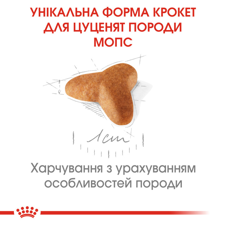 Royal Canin Pug Puppy 1.5 кг - Оптимальний Сухий Корм для Цуценят Мопса