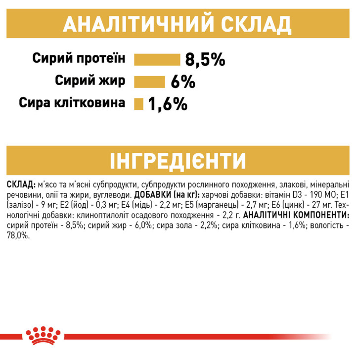Royal Canin Yorkshire Adult 0.085 кг | Консервований корм для собак Йоркширський тер'єр
