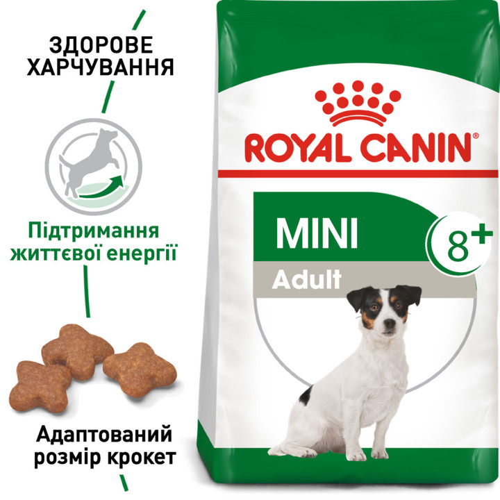Royal Canin Mini Adult 8+ | Сухий корм для літніх собак 0,8 кг
