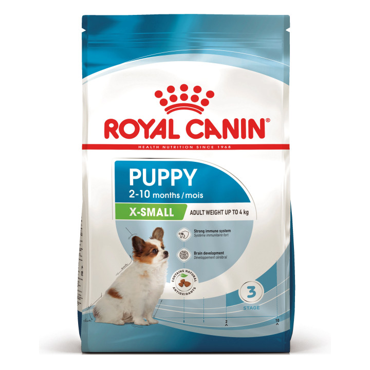 Royal Canin XSMALL PUPPY 3 кг, корм для цуценят мініатюрних порід, забезпечує здоров'я та енергію