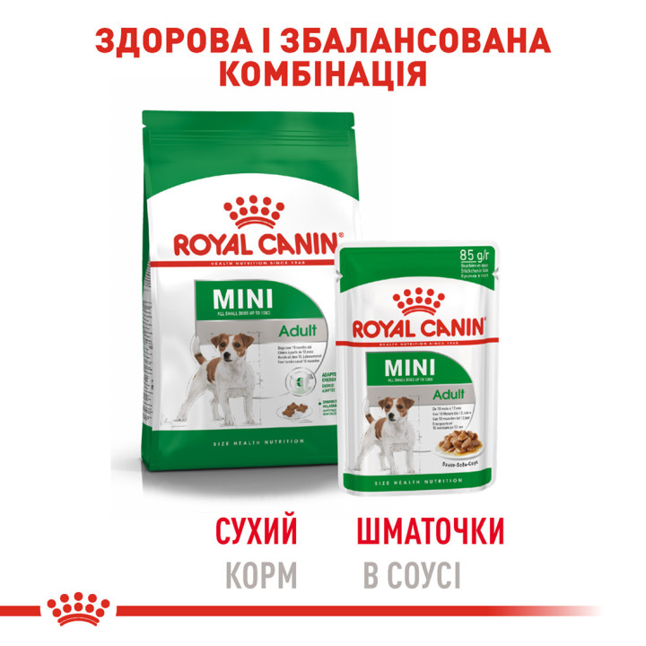 Royal Canin Mini Adult 0.085 кг | Консервований корм для собак малих порід Пауч