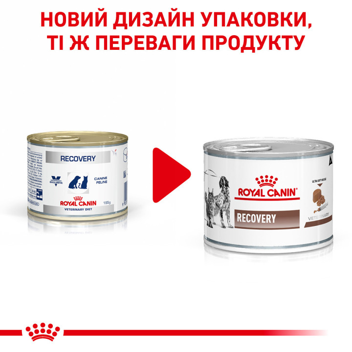 Recovery Вологий Корм Для Собак І Котів У Відновлюваний Період Після Терапії 0,195 кг