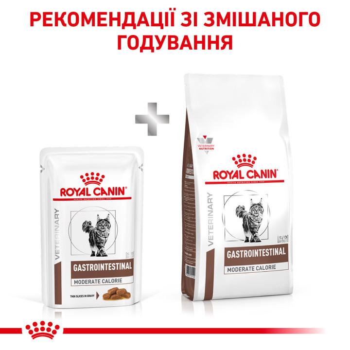 Royal Canin Gastro-Intestinal Moderate Calorie Feline Pouches 0.085 кг