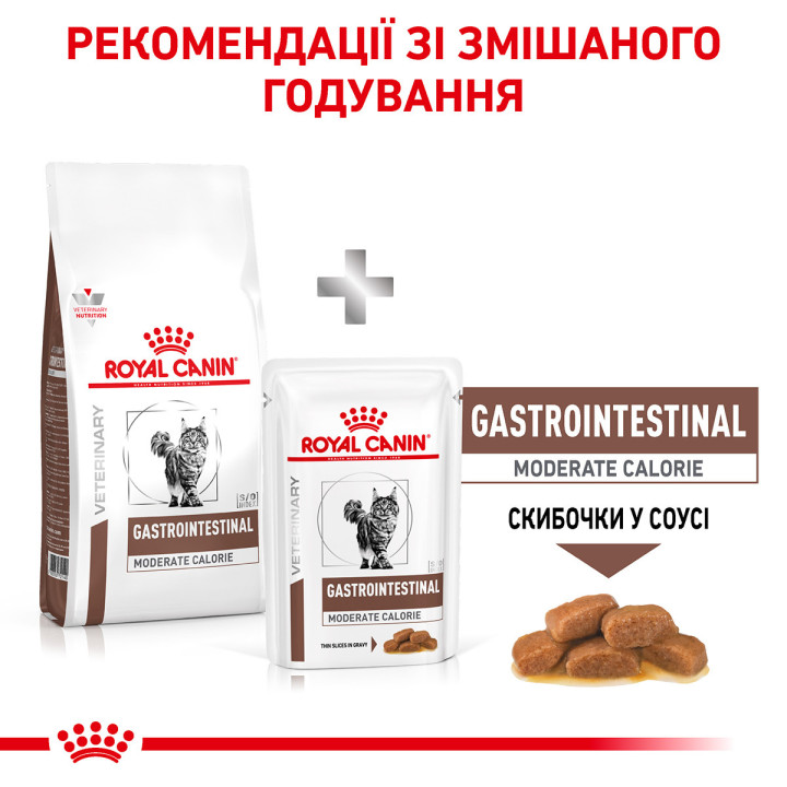 Сухий корм Royal Canin Gastro Intestinal Moderate Calorie Cat для кішок з проблемами травлення
