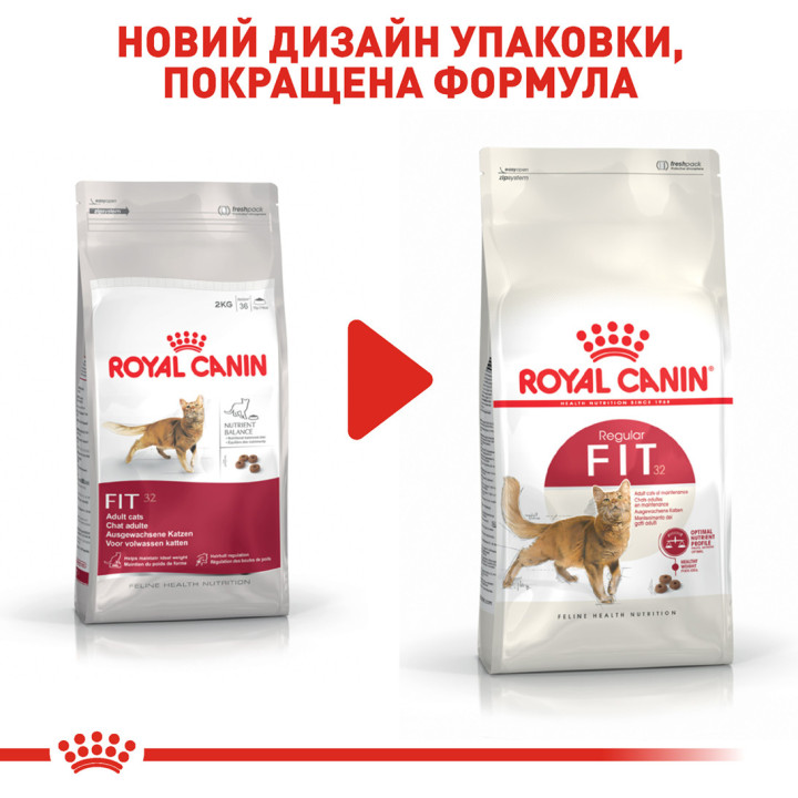 Fit Сухий Корм Для Котів Підтримання Форми Фіт (32) 4 кг