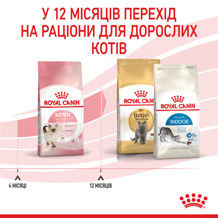 Купити 10 кг сухий корм Royal Canin Kitten для кошенят - Найкраща ціна та якість в Україні