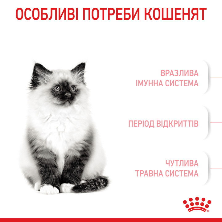 Купити 10 кг сухий корм Royal Canin Kitten для кошенят - Найкраща ціна та якість в Україні