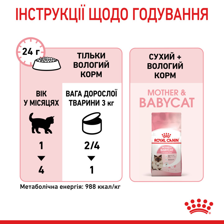 Babycat Instinctive Cans  Корм Для Кошенят Та Вагітних Кішок 0,195 кг