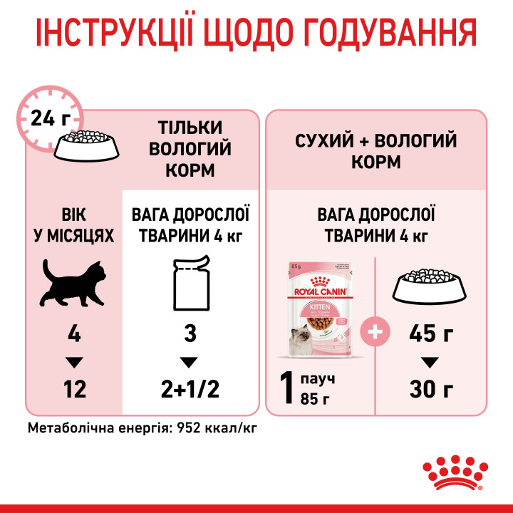 Royal Canin Kitten Gravy - вологий корм для кошенят до 12 місяців