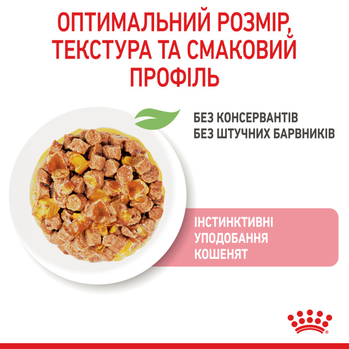 Royal Canin Kitten Instinctive In Jelly 0.085 кг | Консервований корм в желе для кошенят