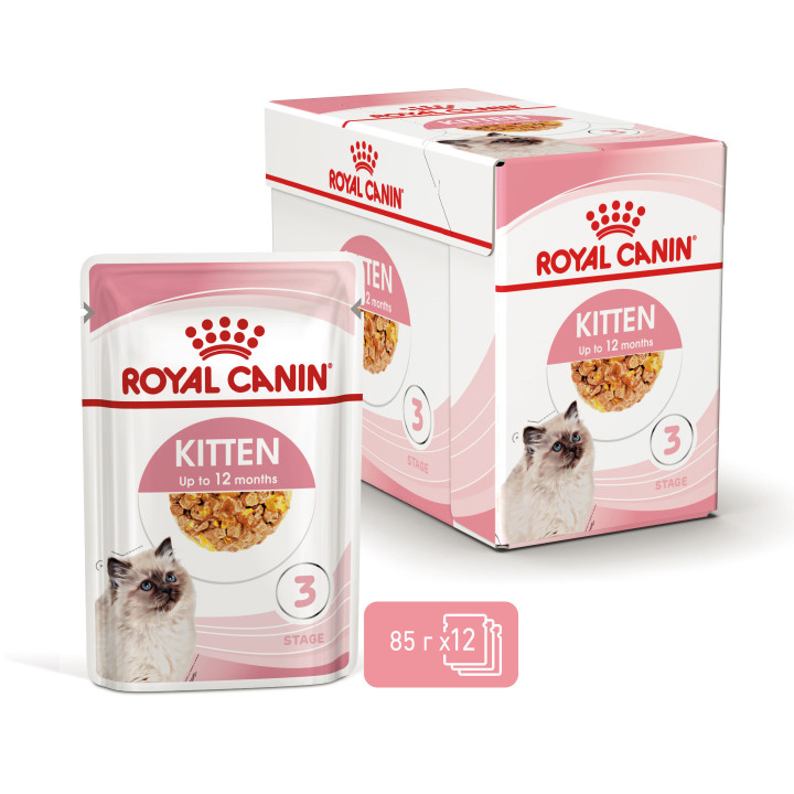 Royal Canin Kitten Instinctive In Jelly 0.085 кг | Консервований корм в желе для кошенят