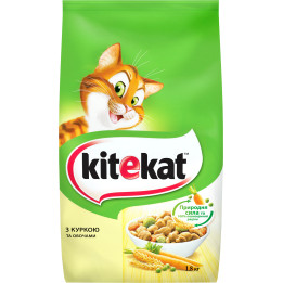 Корм Kitekat Курочка з овочами – це повноцінний, збалансований корм для дорослих кішок, який містить всі необхідні поживні речов