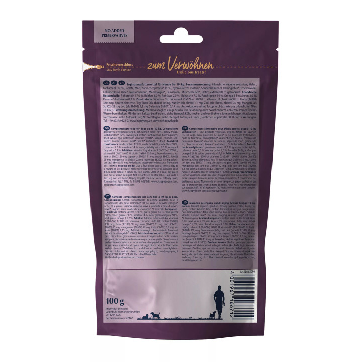 SoftSnack Mini Ireland м'які Снеки з лососем та кроликом для собак дрібних порід 100 г