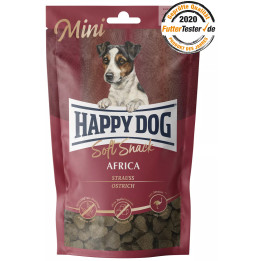 SoftSnack Mini Africa м'які Снеки для собак зі страусом і картоплею 100 г